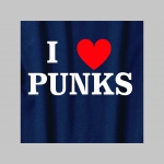 I LOVE PUNKS! mikina bez kapuce